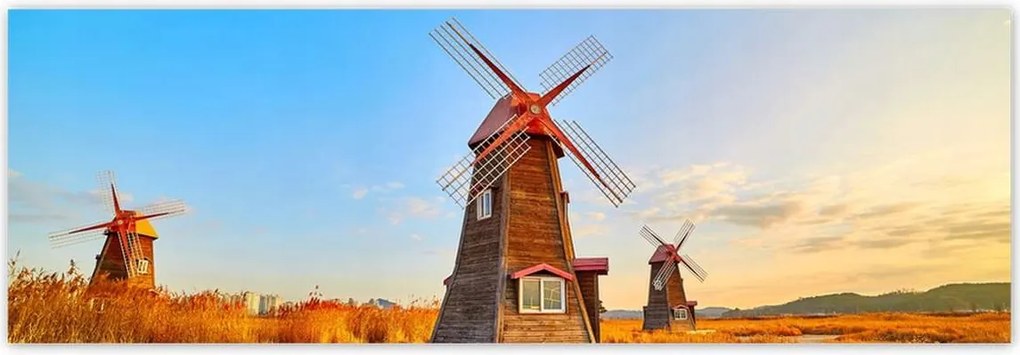 Fotótapéták 312x104 Fa szélmalom