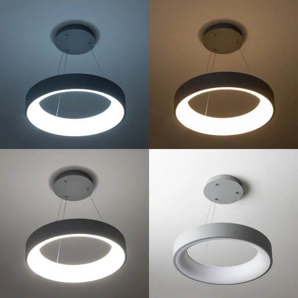 Brilagi - LED Dimmelhető csillár zsinóron LED/40W/230V 3000-6500K szürke + távirányító