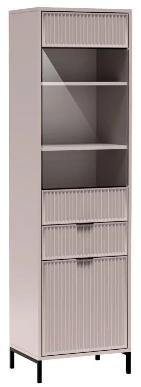 ELEGANZO LS-5 magasvitrin kasmír színben