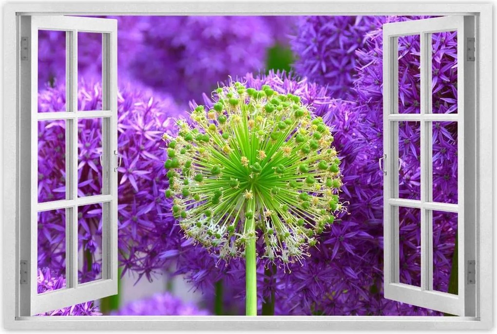 Poszter 60x40 Zöld virág