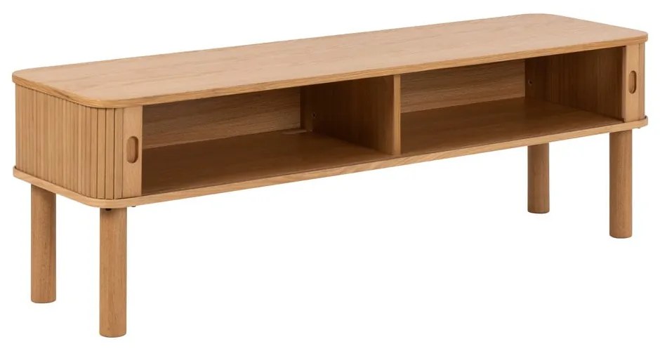 Natúr színű TV-állvány tölgyfa dekorral 140x45 cm Langley – Actona