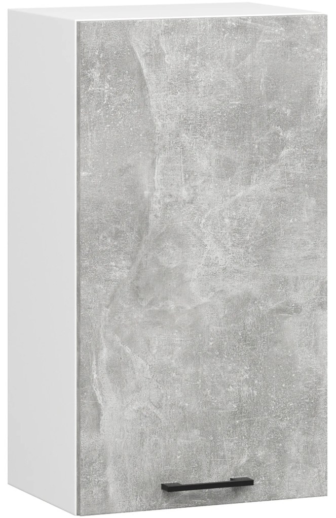 Felső konyhaszekrény Organo W 40 (fehér + beton). 1117510