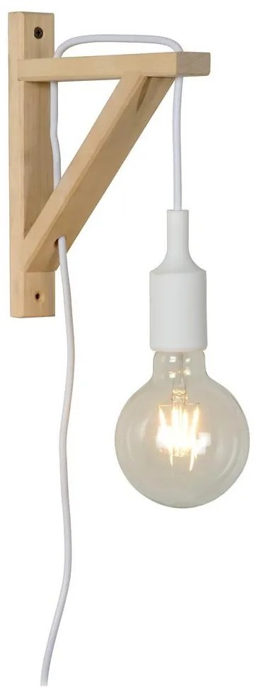 Lucide Lucide 08208/01/31 - Fali lámpa FIX WALL 1xE27/60W/230V fehér LC2909
