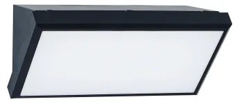 Brilagi - LED kültéri fali lámpa érzékelővel TRIANGLE LED/20W/230V fekete
