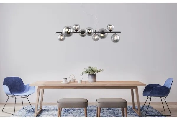 Globo 56133-9H - LED Csillár zsinóron RIHA 9xG9/3W/230V