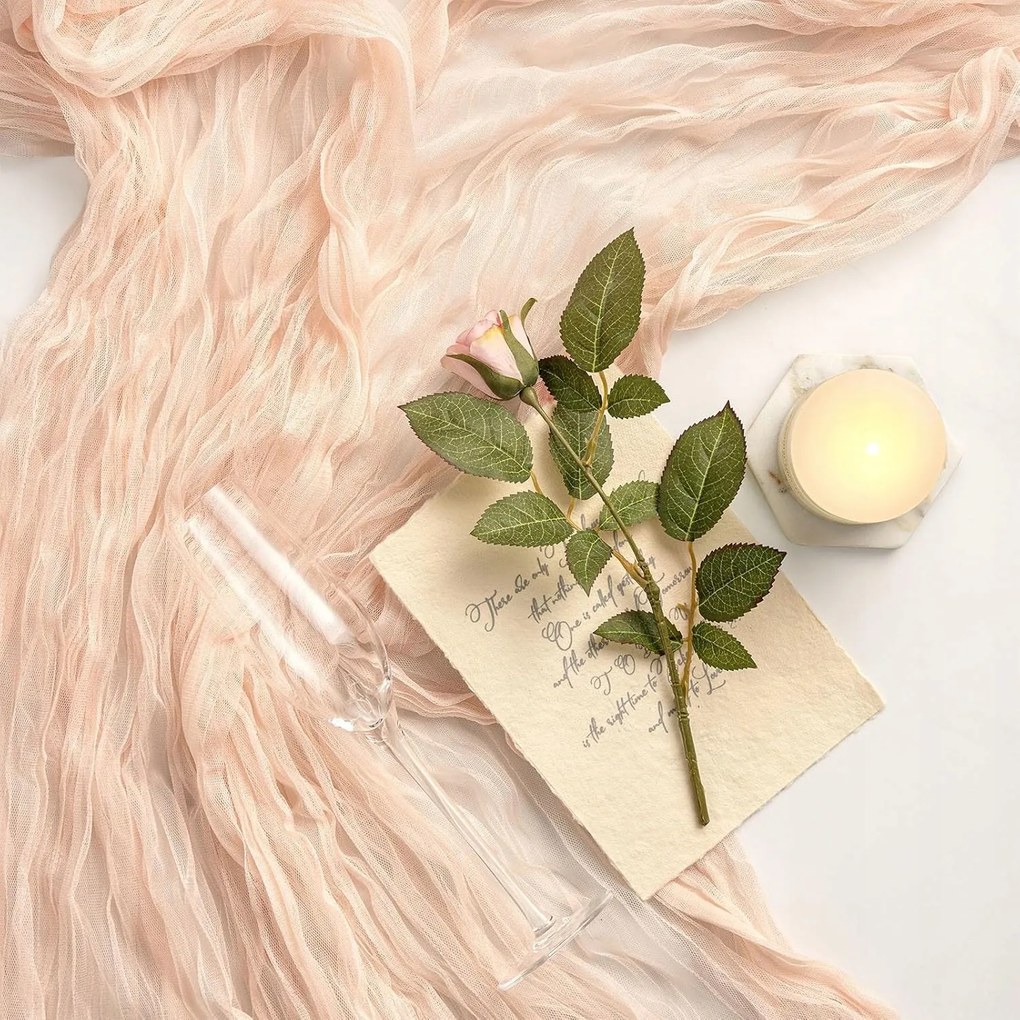 Asztalterítő asztali dekoráció univerzális rózsaszín 80x300cm