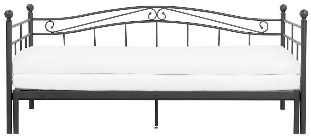 Széthúzható ágy 80 cm TULO (fekete) (ágyráccsal). 1022656