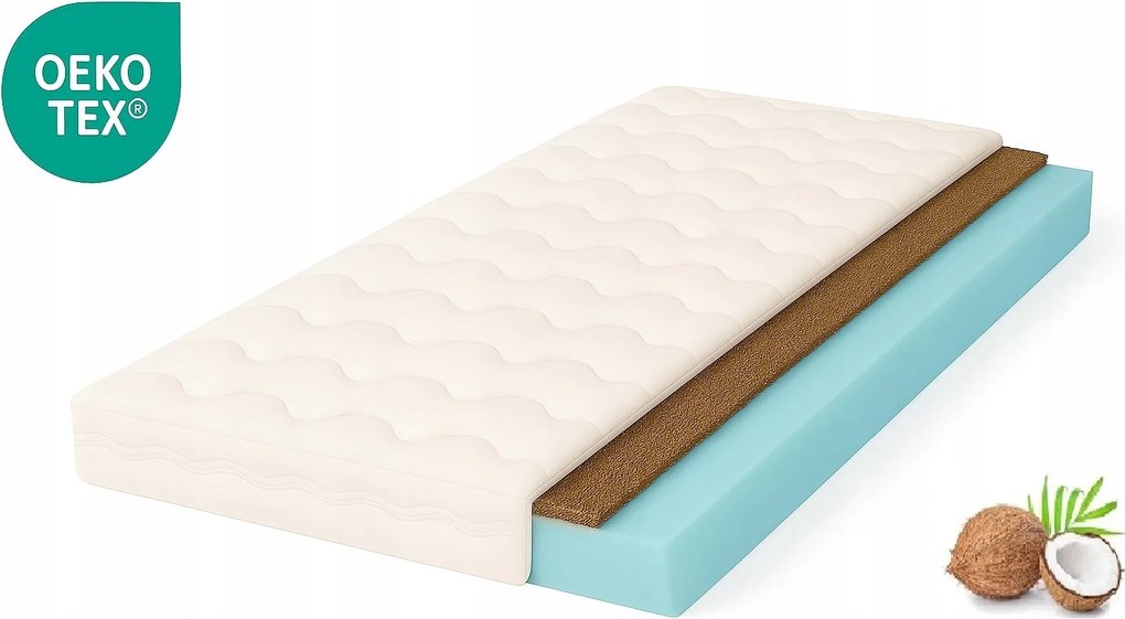 Hr Kókusz matrac 80X150 Mikroszálas Nagy rugalmasságú 150x80 habszivacs H3 H4