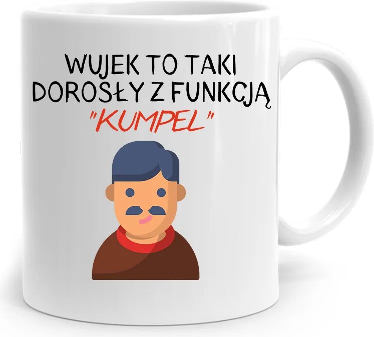 Ajándék Bögre Felnőtt Bácsinak, Barát Funkcióval, fényképes nyomtatással