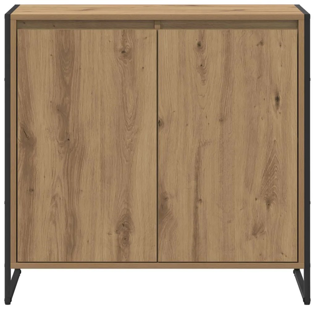 Oldalsó szekrény Művészi tölgy 79 x 36 x 75 cm Faanyag