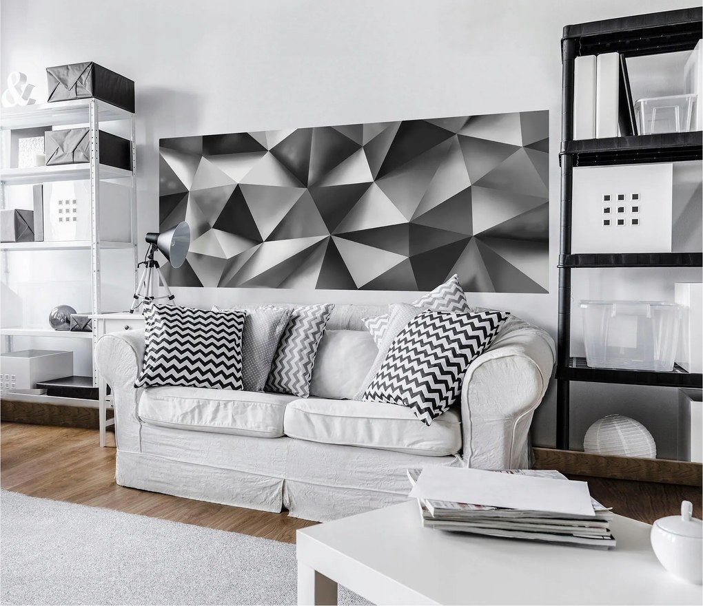 Fotótapéta flizelina Absztrakt háromszögek modern design 250x104 +ragasztó