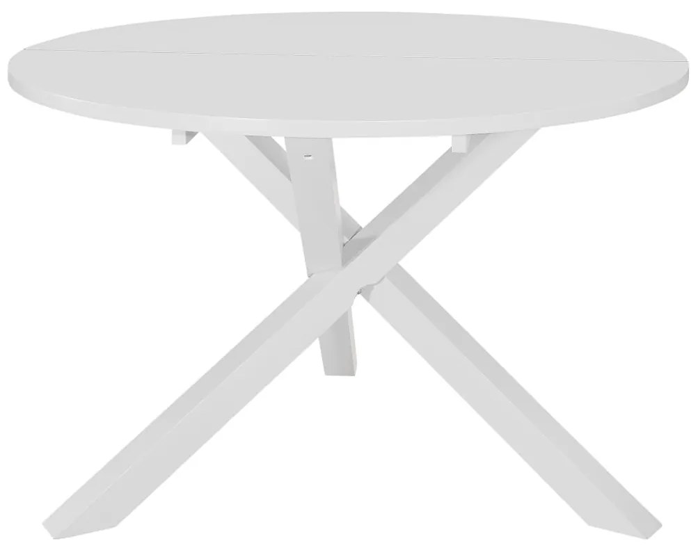 Fehér MDF étkezőasztal 120 x 75 cm