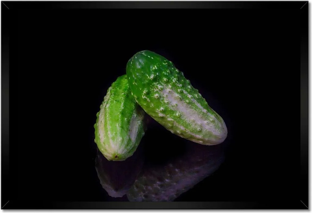 Poszter keretben 60x40 Zöld földuborka