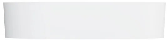 OMNIRES OVOUNBM - OVO 55x36 cm dolomit mosdó, matt fehér, pultba szerelhető