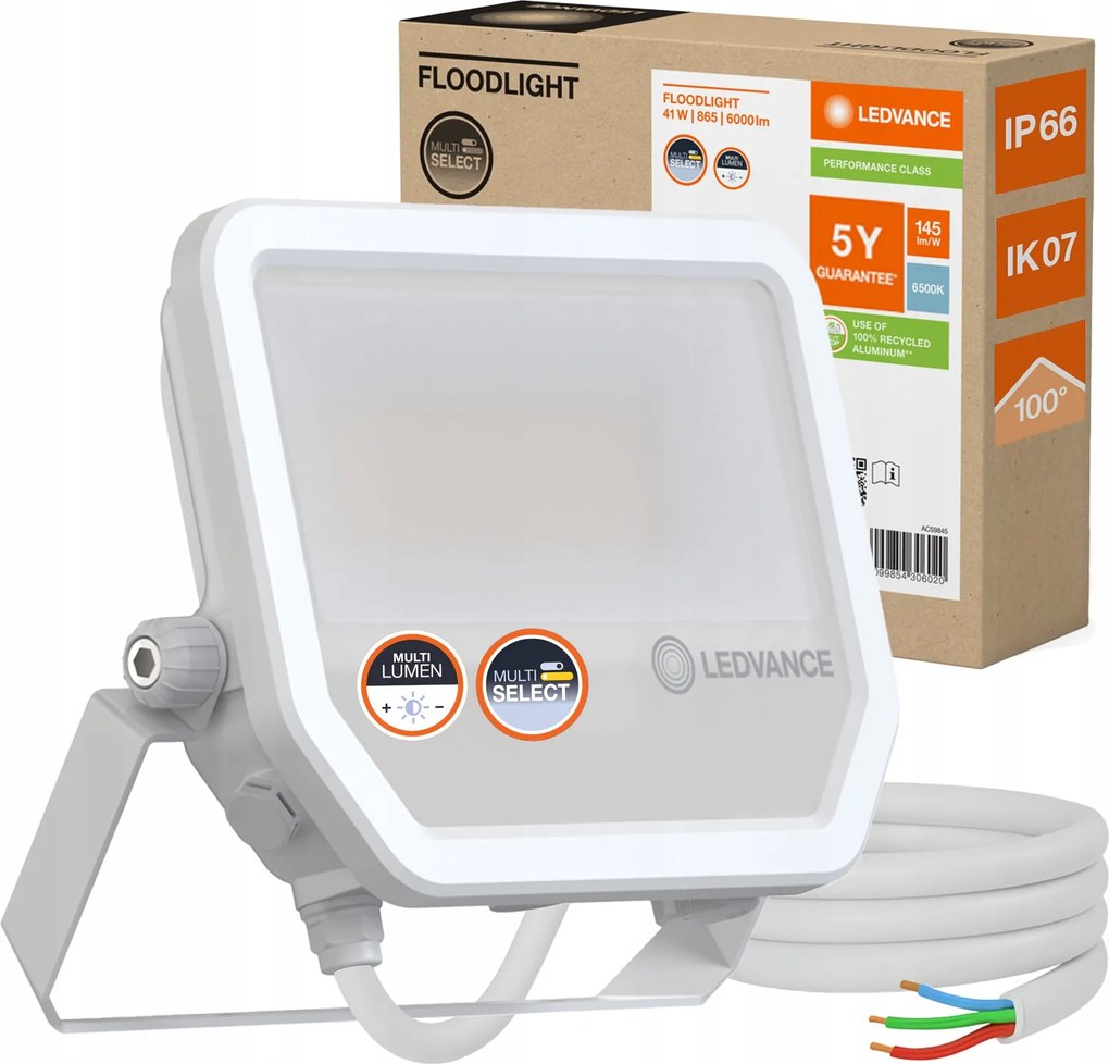 Led fényvető Lámpa 41W 6500K Vízálló Kültéri Ledvance Floodlight