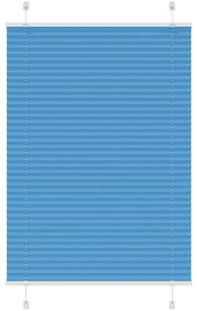 pliszírozott redőny kék 85x150 cm szövetszélesség 84,4 cm