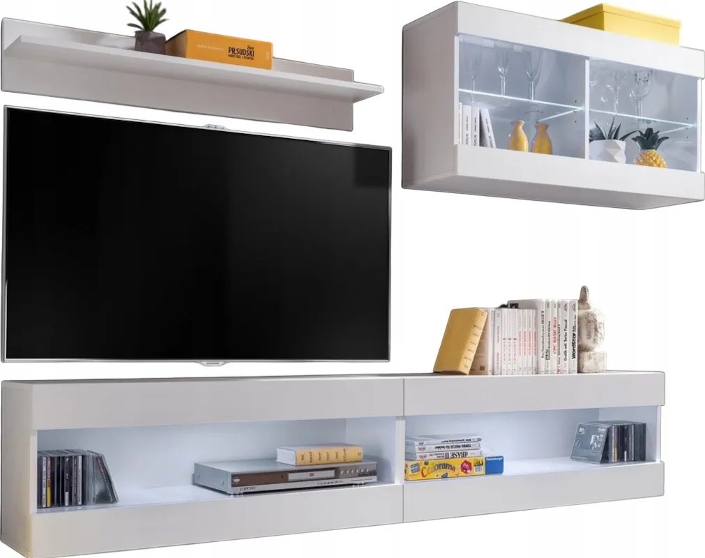 Rtv bútor szett Tivoli SET6 Fehér/Fehér