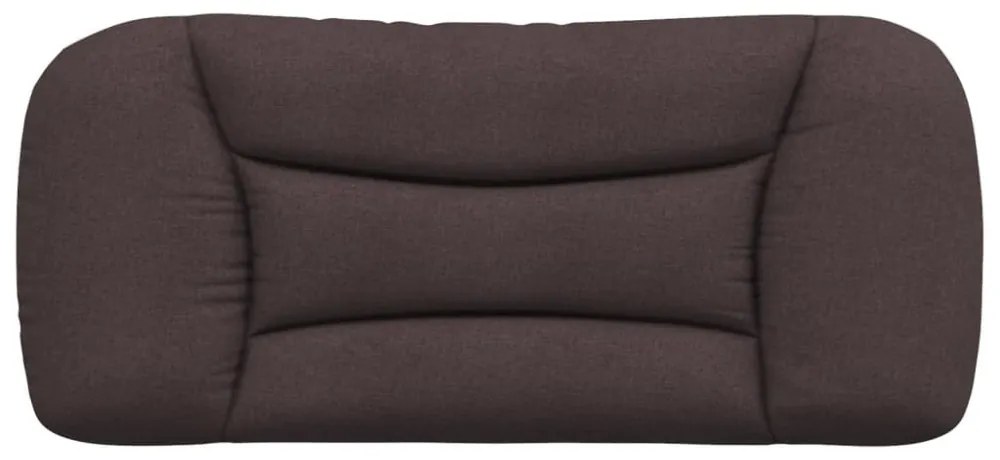sötétbarna szövet fejtámla párna 90 cm