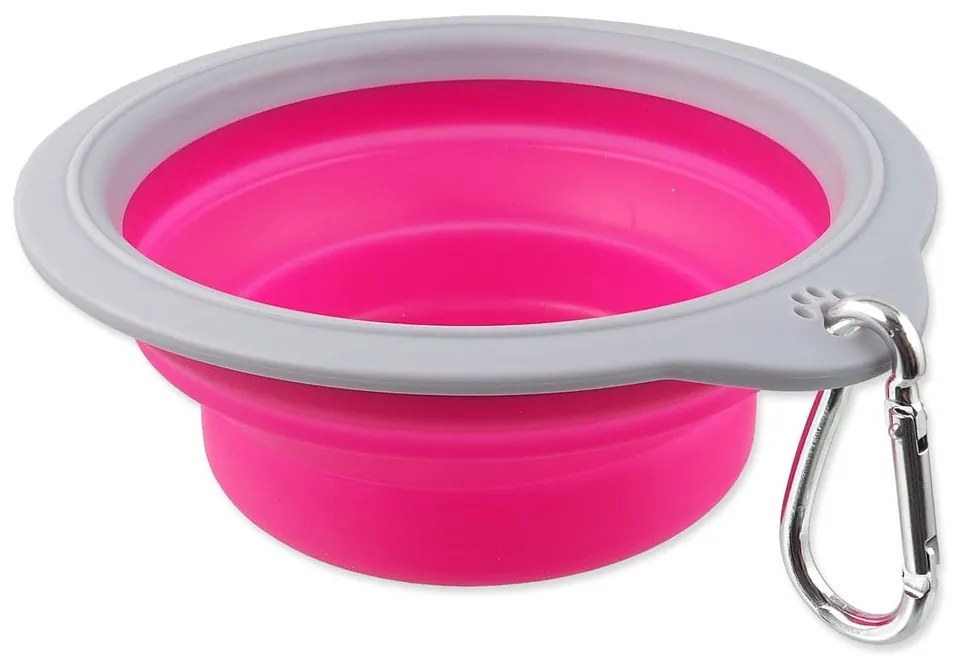 Műanyag utazó tálka kutyáknak ø 18 cm Dog Fantasy – Plaček Pet Products