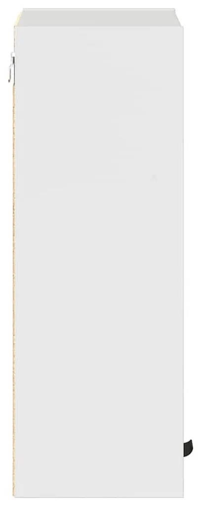 Fürdőszoba Székény Magasfényű fehér 30 x 31.5 x 61 cm Faanyag