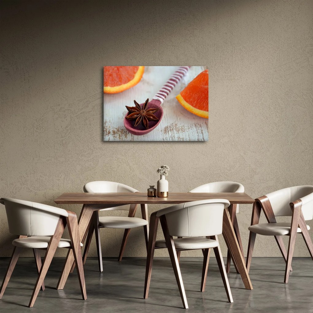Egy kanál fahéj képe (70x50 cm)