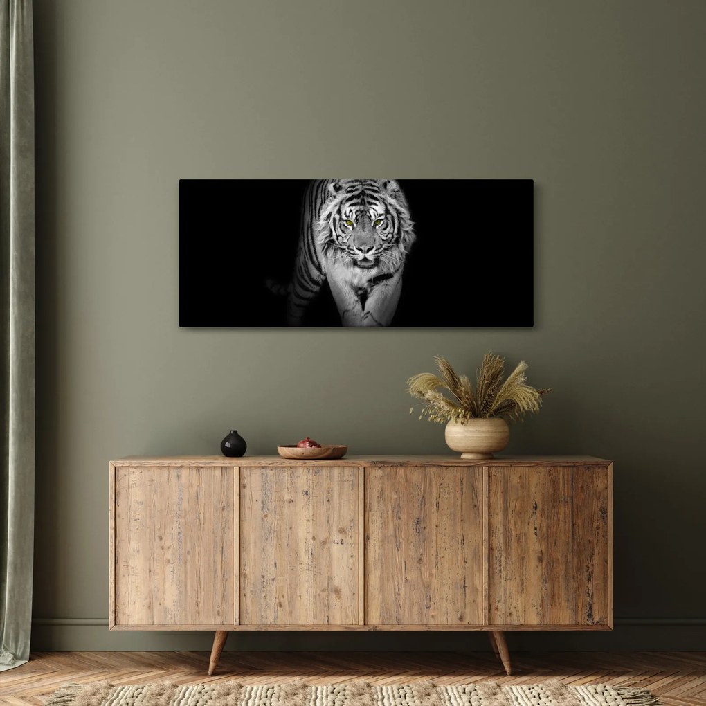 Kép - Sárga szemű tigris (120x50 cm)
