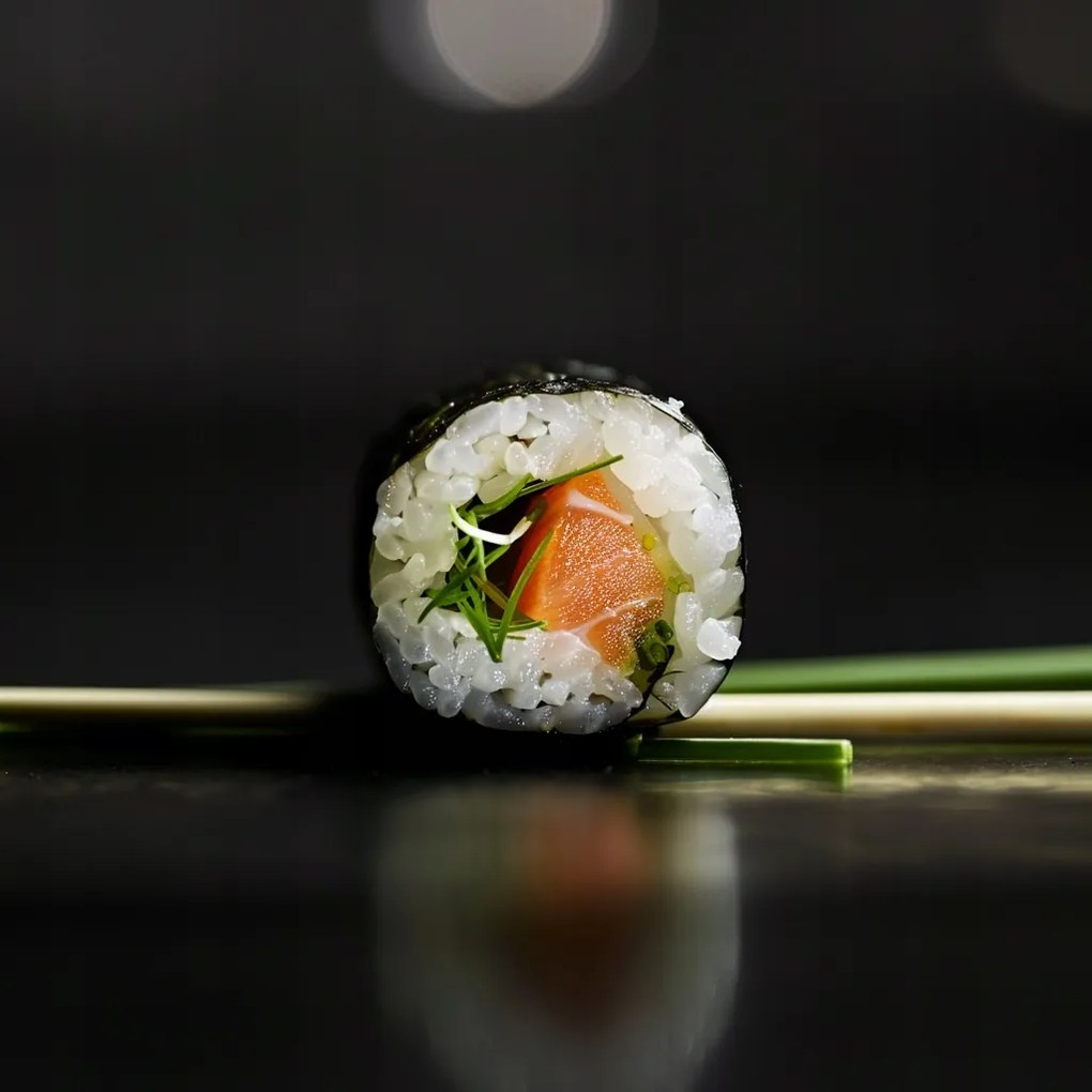 Vászonkép Canvas Japán Ázsia Konyha Kulináris Étel Sushi 80x80