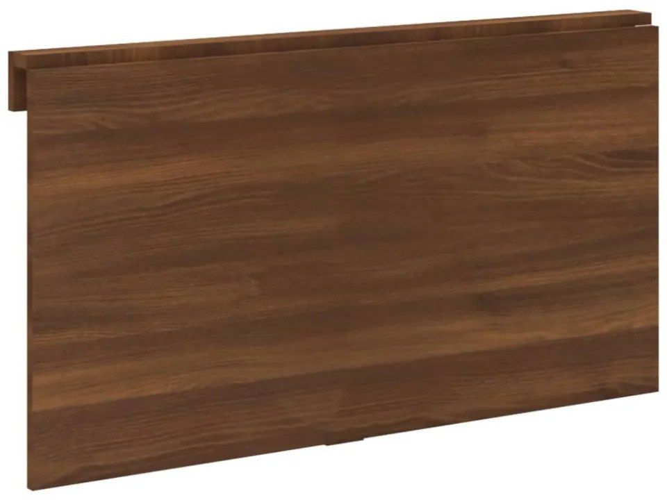 barna tölgy szerelt fa összecsukható fali asztal 100x60x56 cm