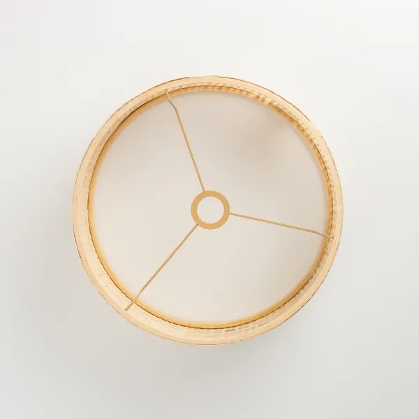 Brilagi - LED állólámpa CERIA 1xE27/40W/230V átmérő 25 cm bambusz/fehér