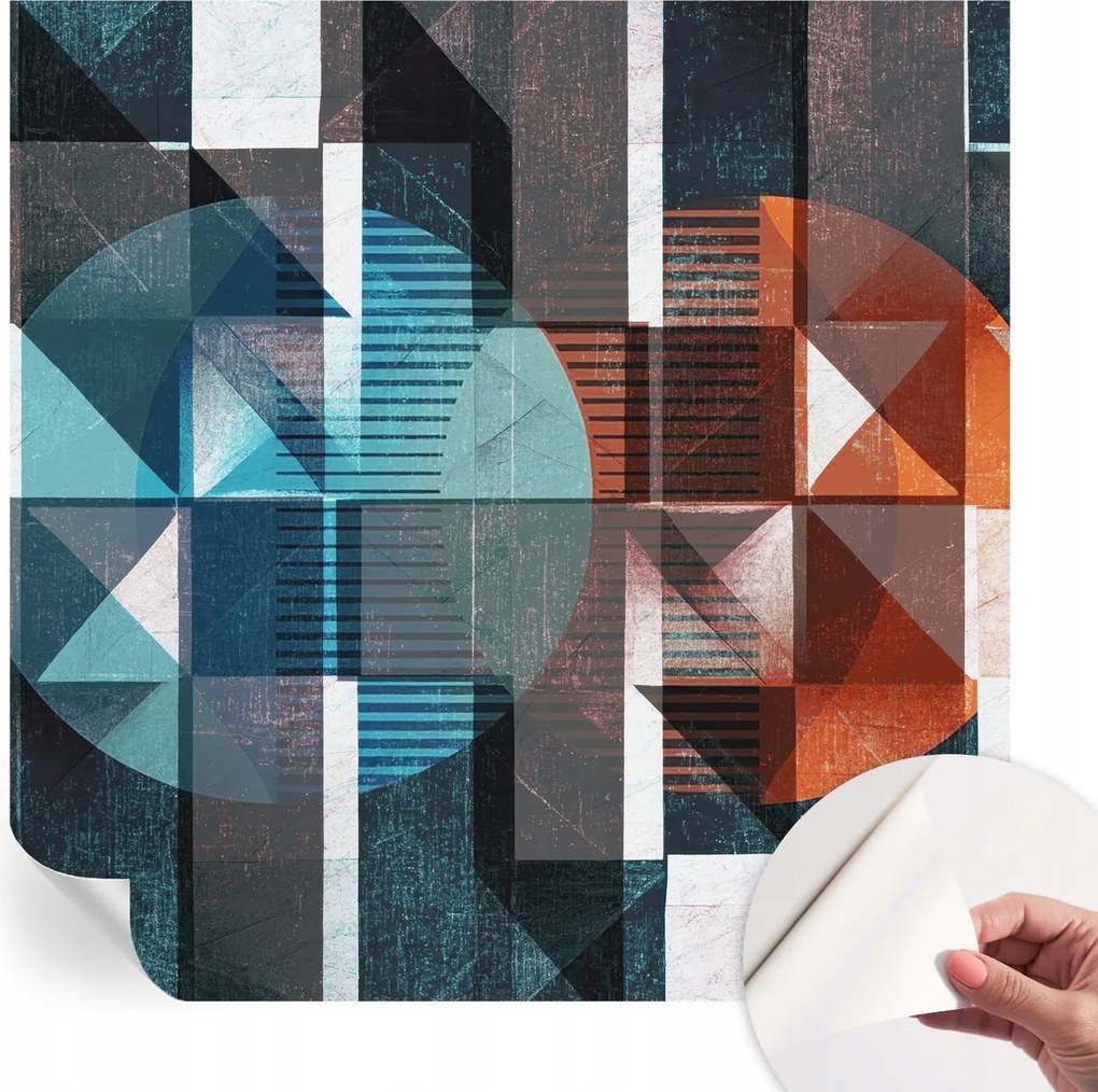 Modern öntapadós fotótapéta Mosható Absztrakt formák 250x250 cm