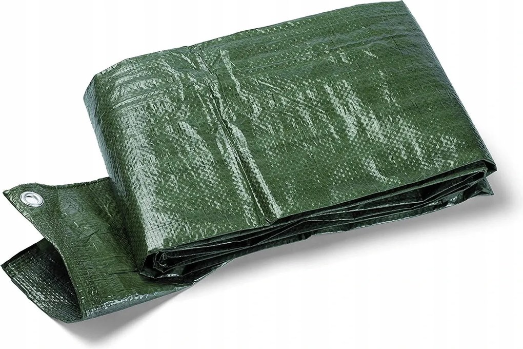 Schüller Eh'klar Terra S90 védőponyva, 5 x 6 m, zöld, fém fűzőlyukakkal