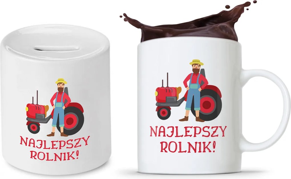 Persely Bögre Szett Gazdáknak Ajándék fényképes nyomtatással