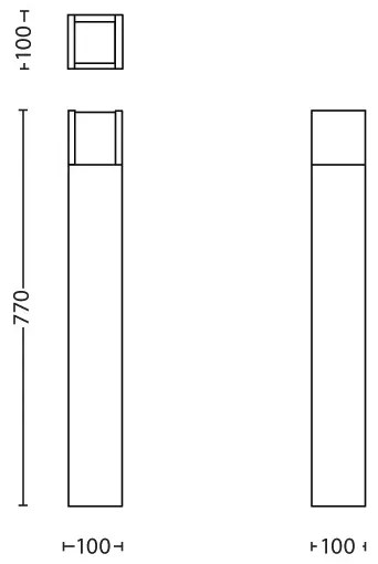 Philips 16463/93/P3 - LED Kültéri lámpa MYGARDEN ARBOUR LED/6W/230V IP44