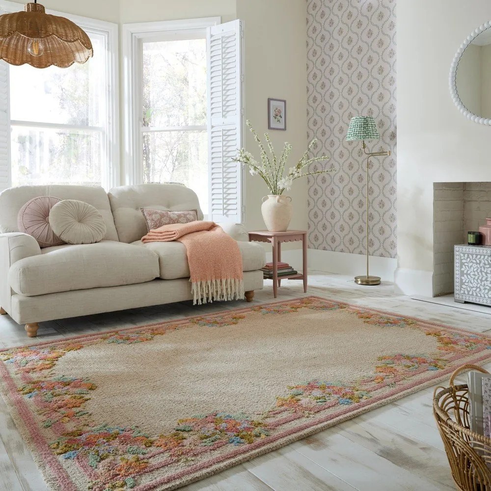 Kézi szövésű gyapjú szőnyeg 200x300 cm Elise Floral – Flair Rugs