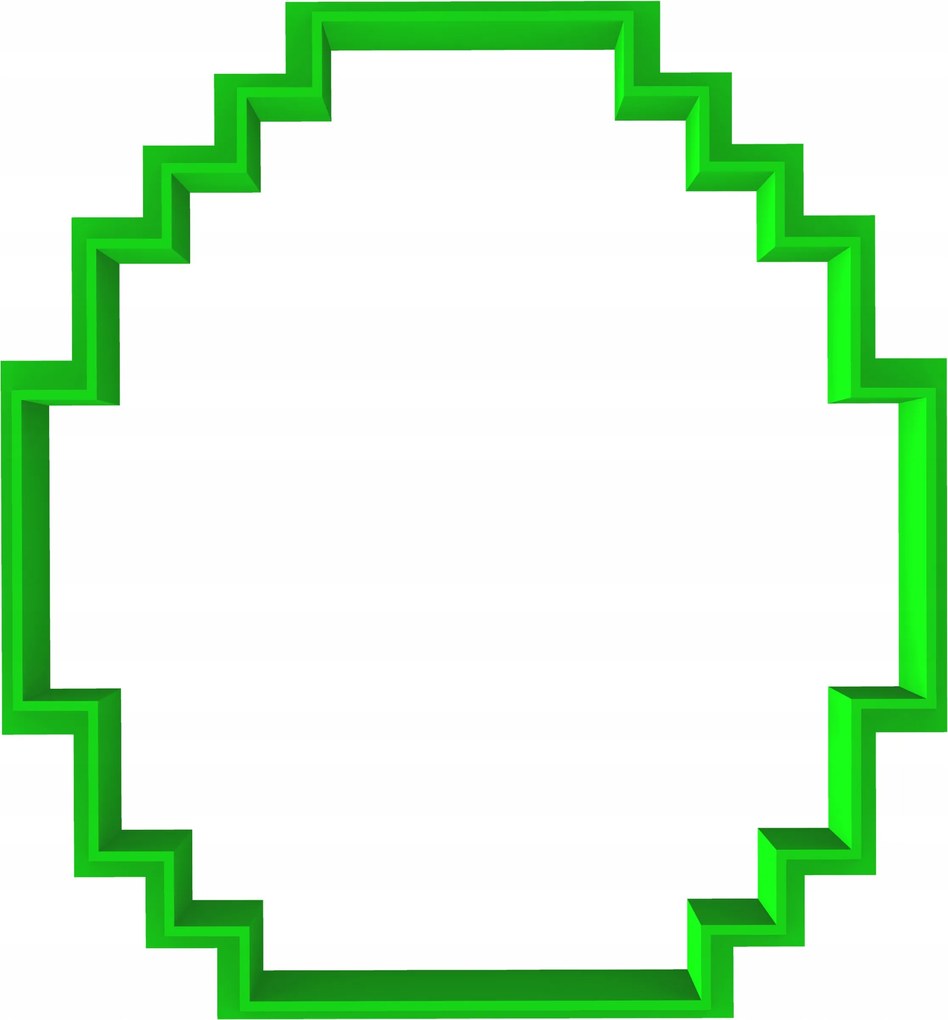 Minecraft Sütemény- és mézeskalács lyukasztó Gyémánt 8cm