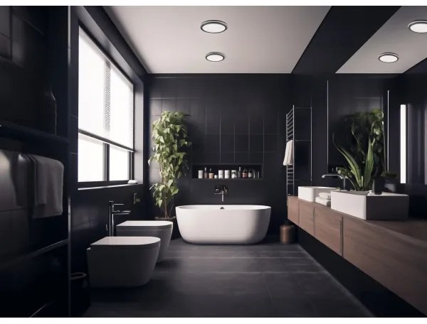 Kanlux 38790 - LED Kültéri lámpa érzékelővel BENO 12/18W/230V 3000/3500/4000K IP65 antracit