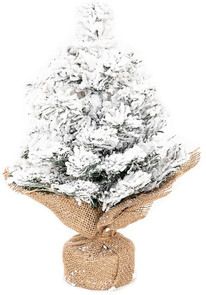 Tiga havas karácsonyfa jutában, 30 cm, 30 cm