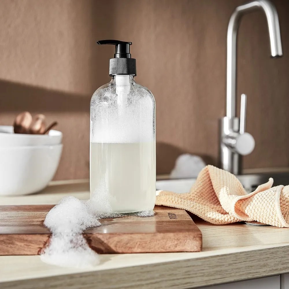 ECO újratölthető tisztítószer adagoló, üveg 500ml