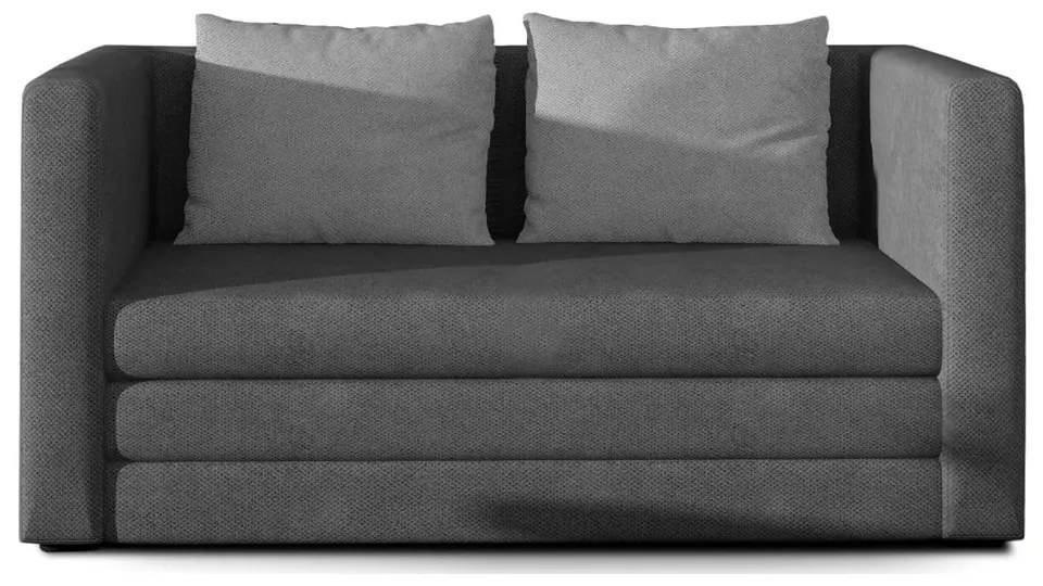 Szürke zsenília kinyitható kanapé 132 cm Neva – ELTAP
