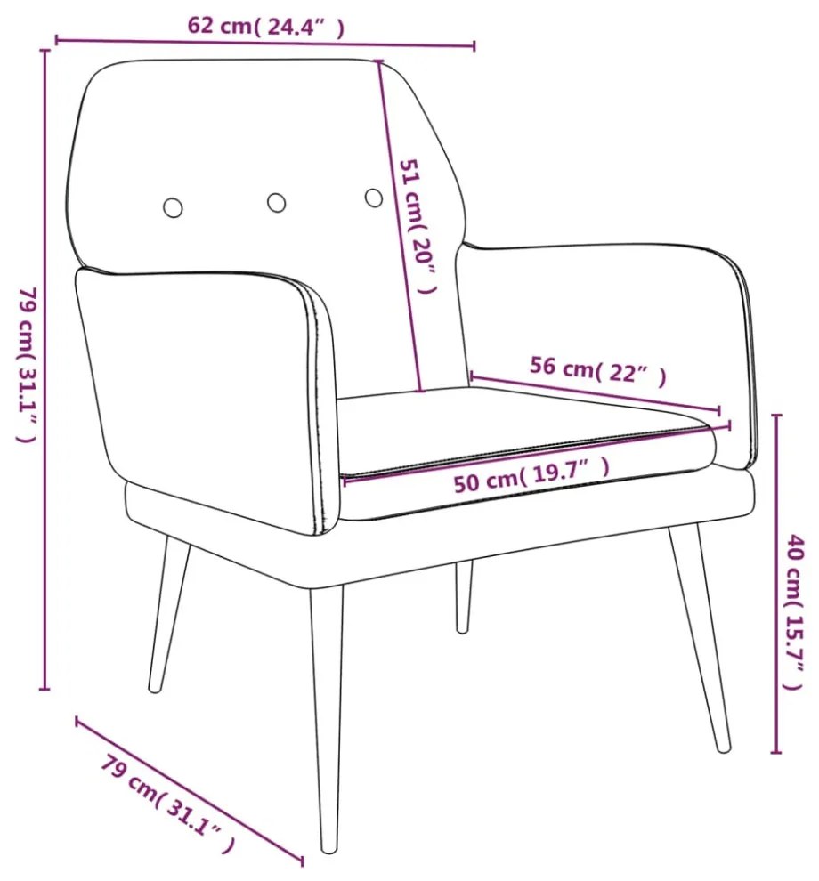 sötétzöld bársonyfotel 62x79x79 cm