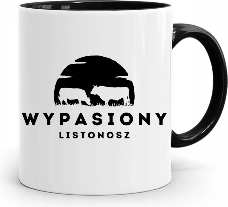 Fekete Bögre Postásnak, fényképes nyomott mintával