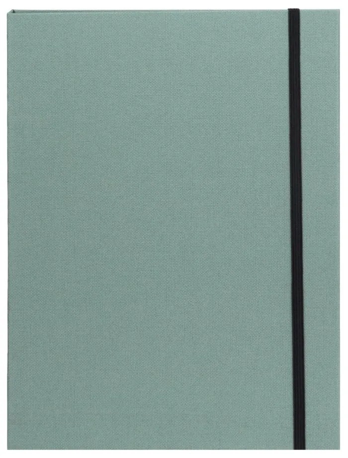 Zöld karton rendszerező Paulina Canvas Paper Laminate A5 – Bigso