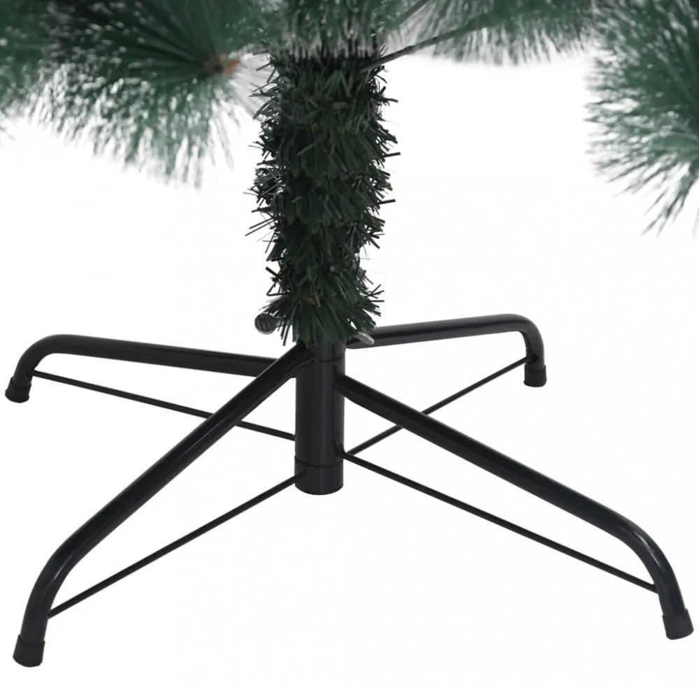 zöld PET műkarácsonyfa állvánnyal 120 cm