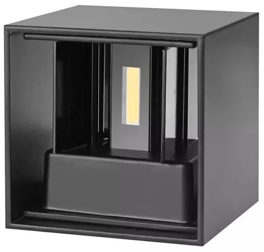 LED Kültéri fali lámpa 2xLED/3W/230V IP54 fekete