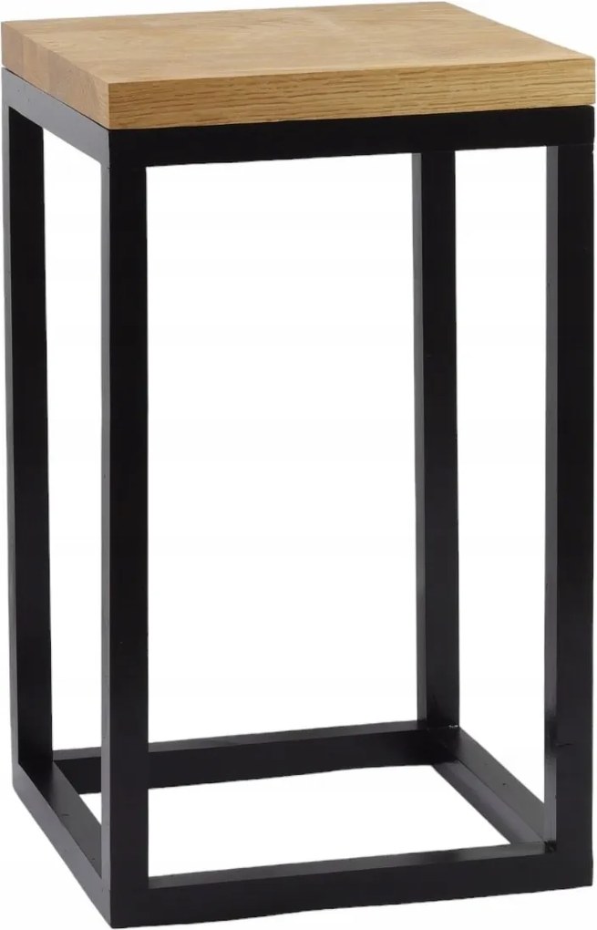 Virágágyás Álló Kis Virágtartó Állvány 42 cm tölgyfa