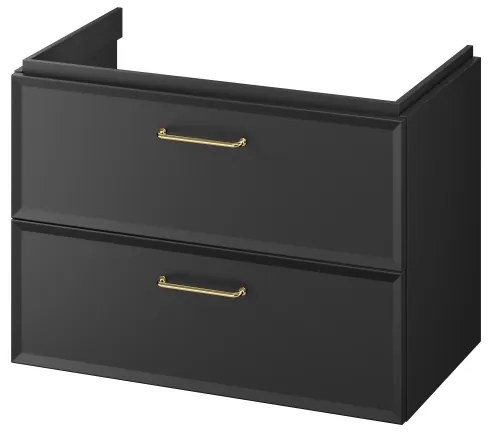 Cersanit S1017-003 - MILLE függesztett mosdószekrény 80x45 cm, fekete