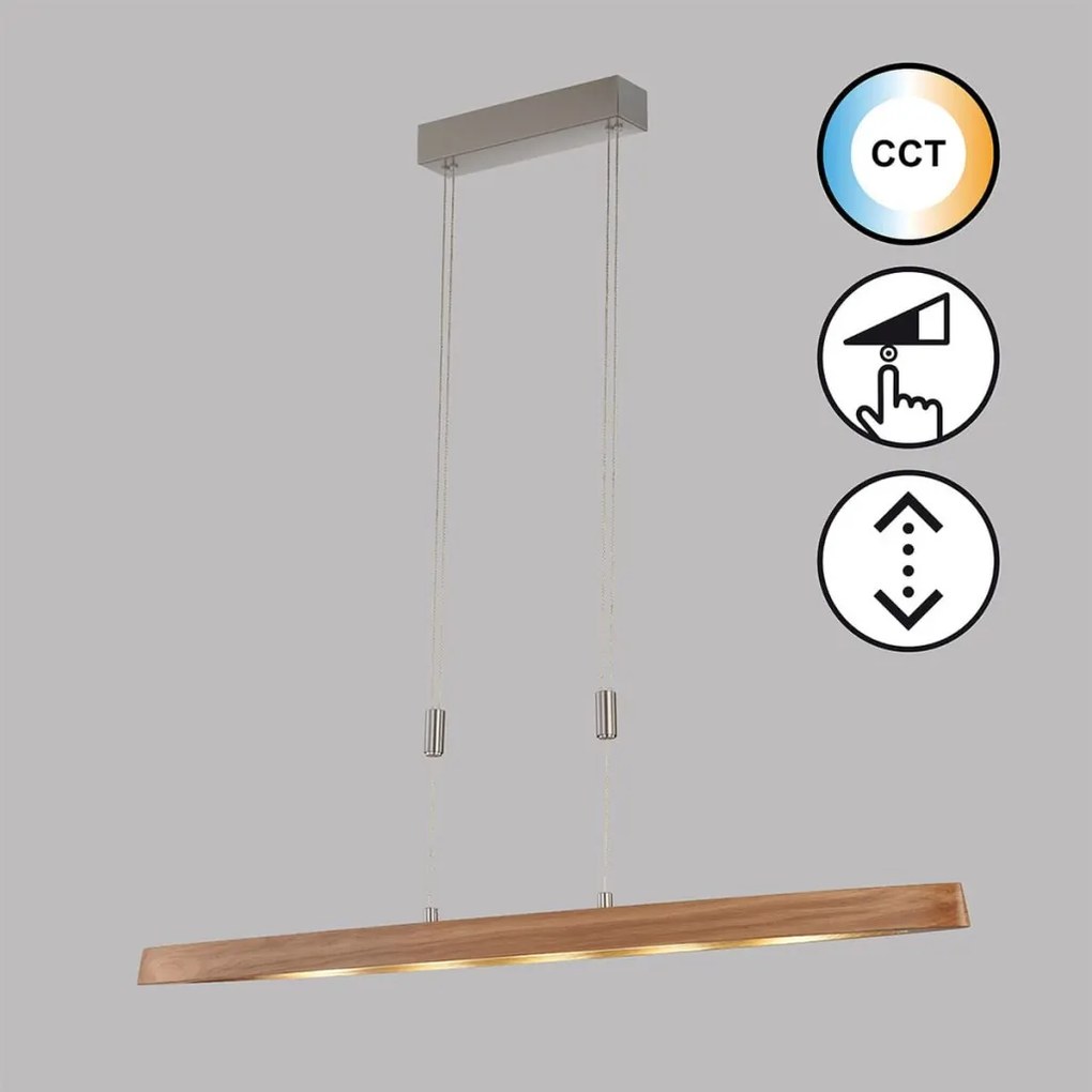 Fischer&Honsel SHINE-WOOD 61076 Lepel lámpa 5x5.5W/LED 2700K 2900 lm IP20