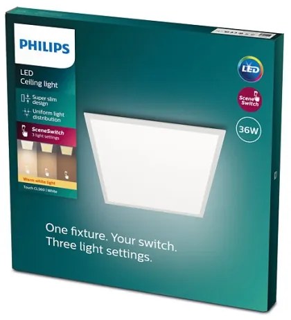 Philips - LED Dimmelhető mennyezeti lámpa SLIM SCENE SWITCH LED/36W/230V 2700K