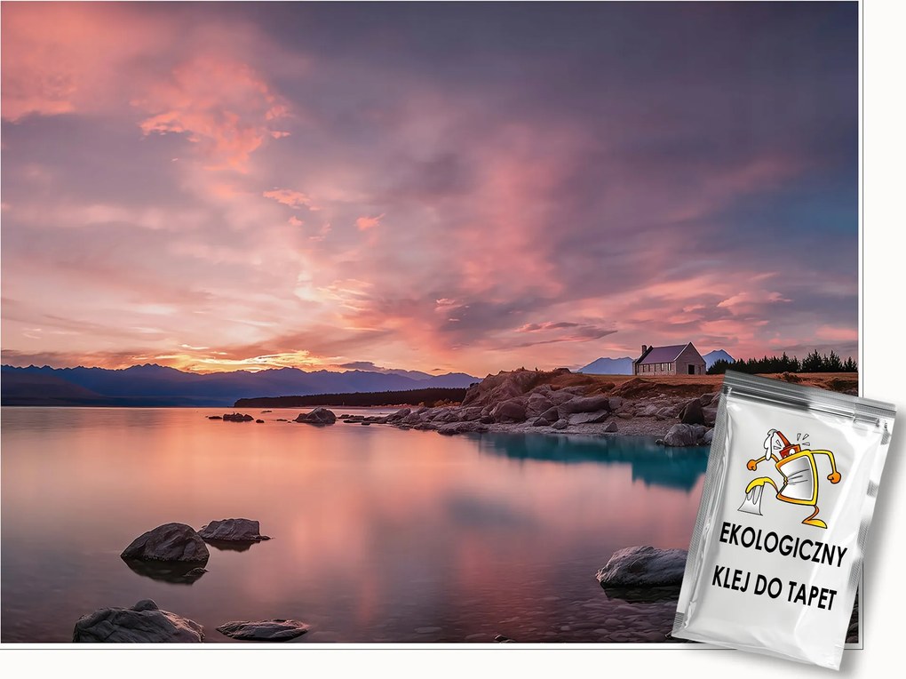 Fotótapéta Tó 3D Táj Hálószoba Nappali Tapéta Flizelina 400x280