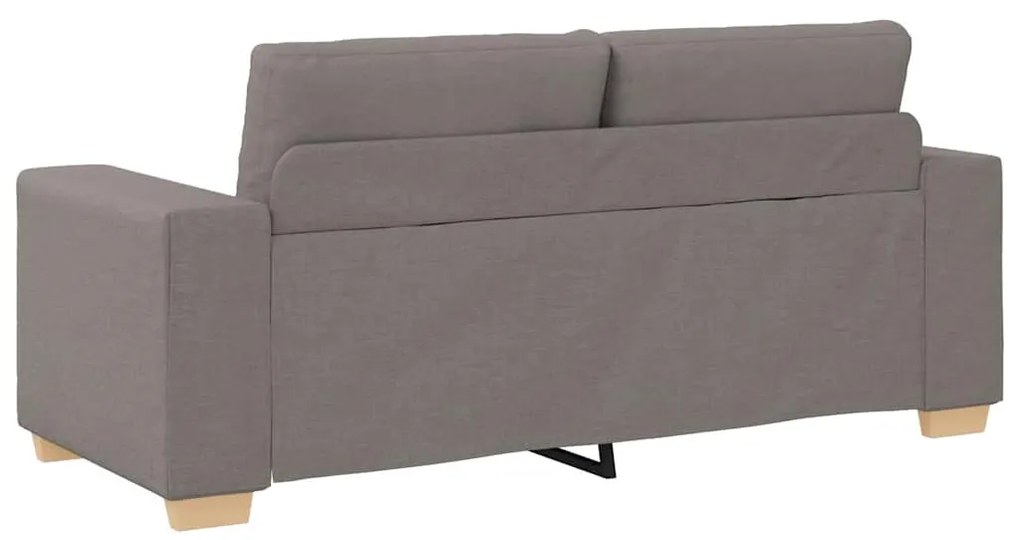 tópszínű szövet loveseat kanapé 140 cm
